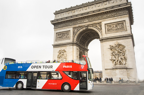Billets pour le bus touristique à Paris