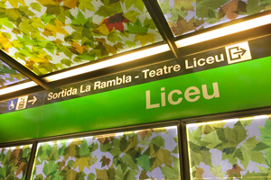 Metro Barcellona - Fermata Liceu